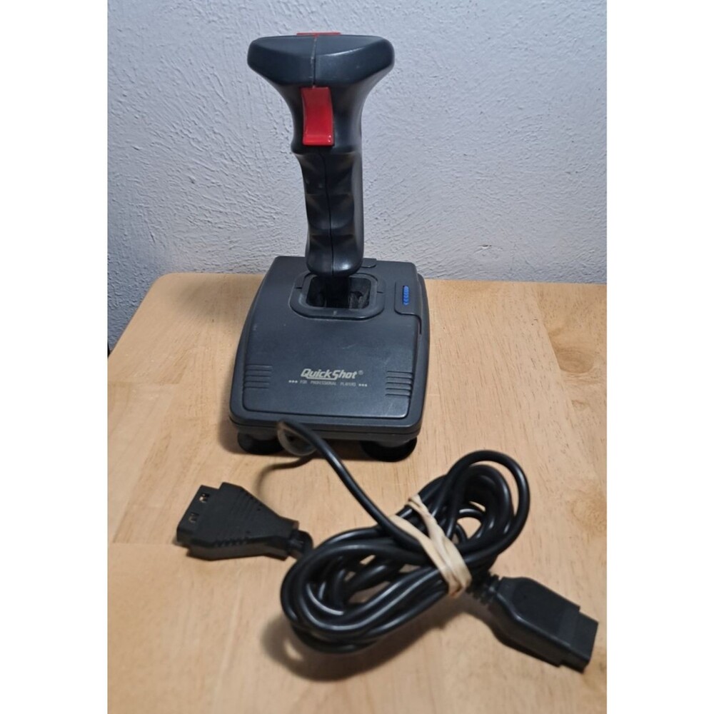 Vintage Quick Shot QS133 Pro Gaming PC Joystick UNTESTED